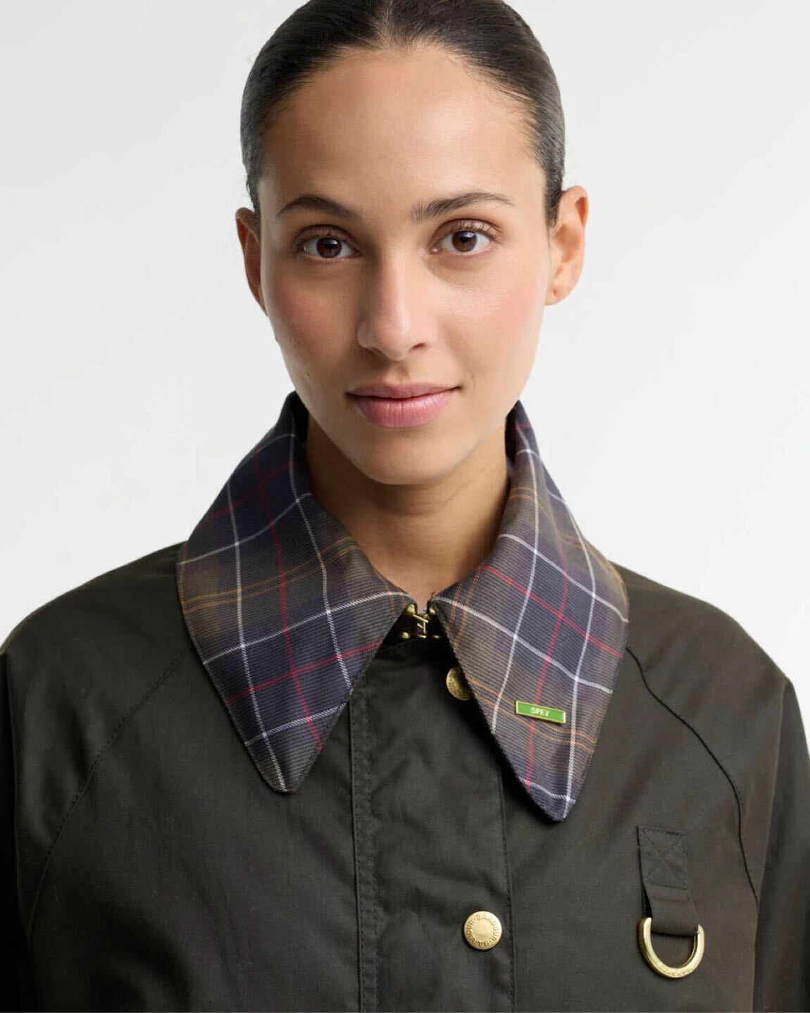 Barbour Icons Tartan Collar Spey Waxed J — görsel 6/11