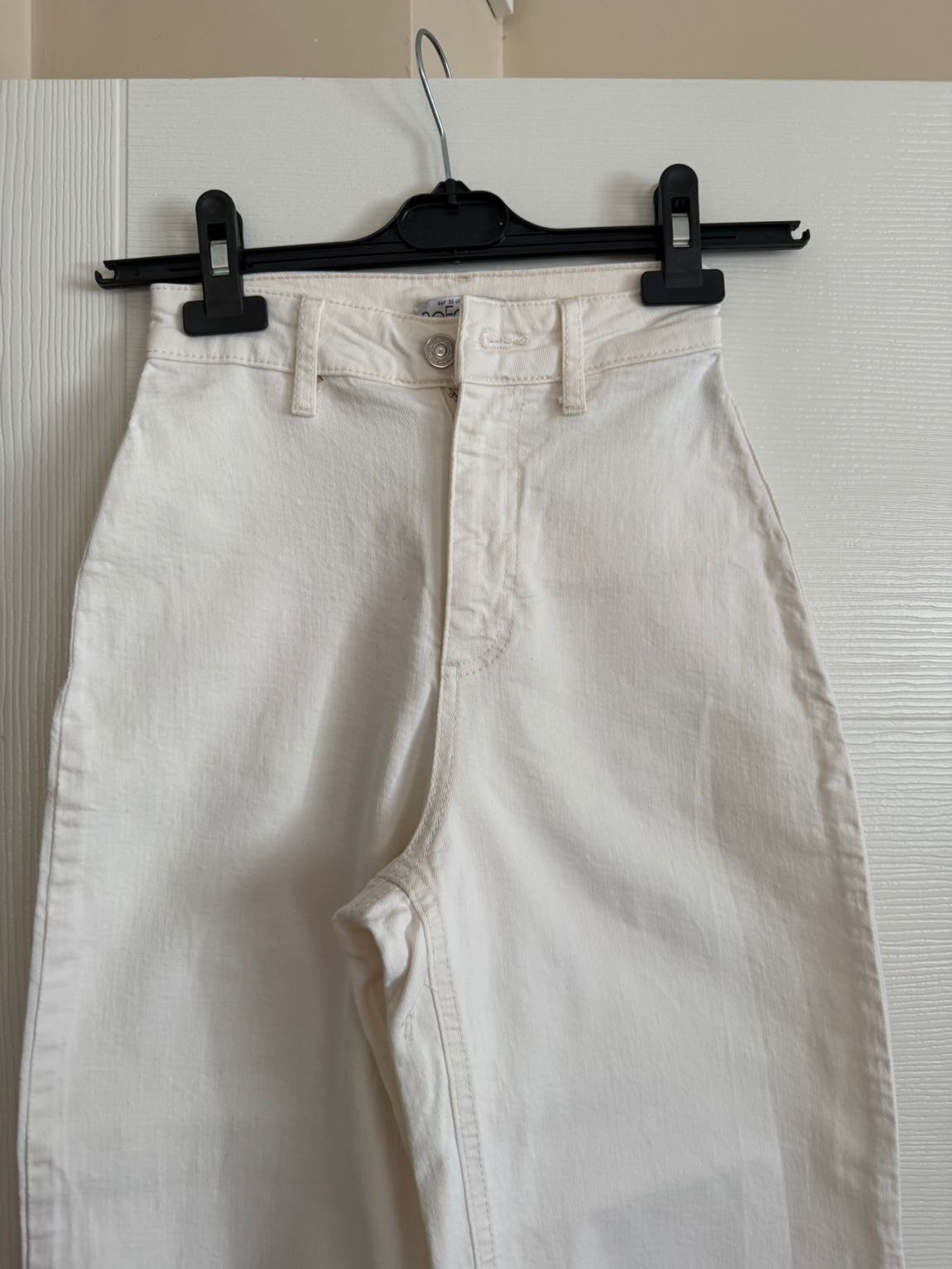 Beyaz Wide leg jean mango — görsel 2/5
