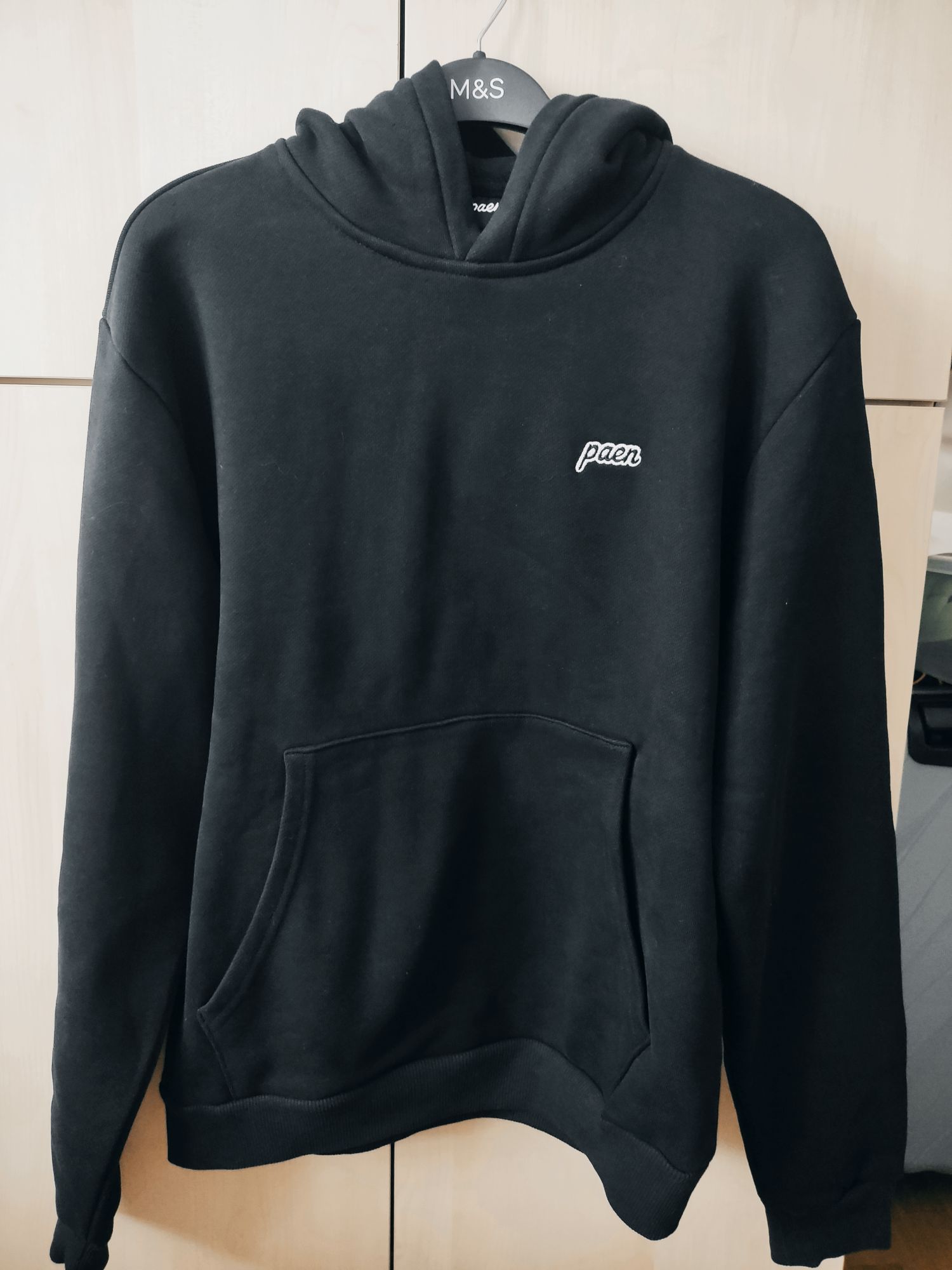 Paen Siyah Kapüşonlu Sweatshirt — görsel 5/11