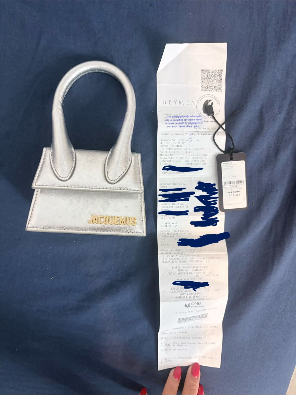 Faturalı Jacquemus Silver Le Chiquito — görsel 12/13