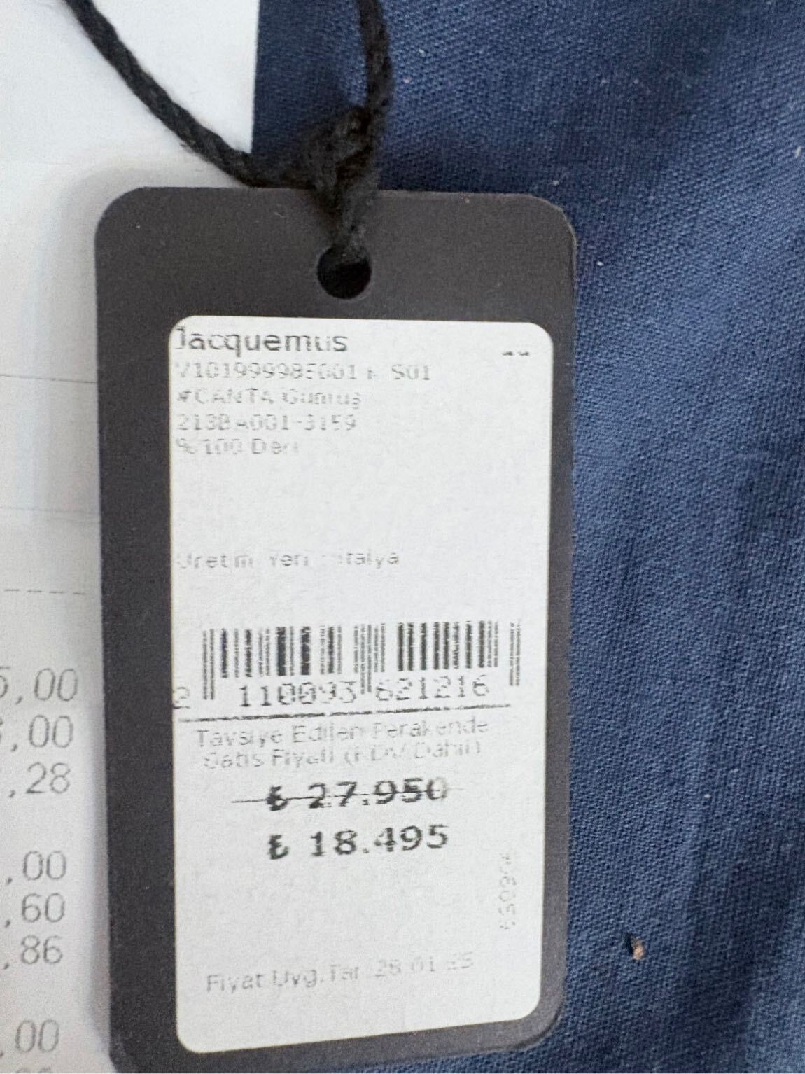 Faturalı Jacquemus Silver Le Chiquito — görsel 11/13
