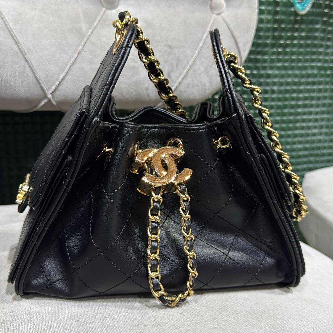 Siyah Chanel 25 mini Çanta — görsel 7/7