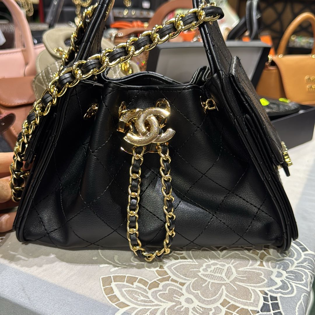 Siyah Chanel 25 mini Çanta — görsel 5/7