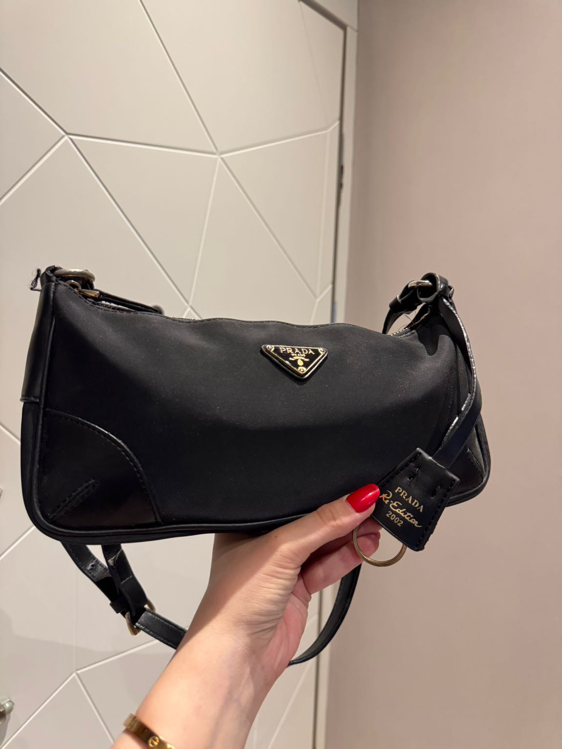Prada Siyah Omuz Çantası — görsel 5/6