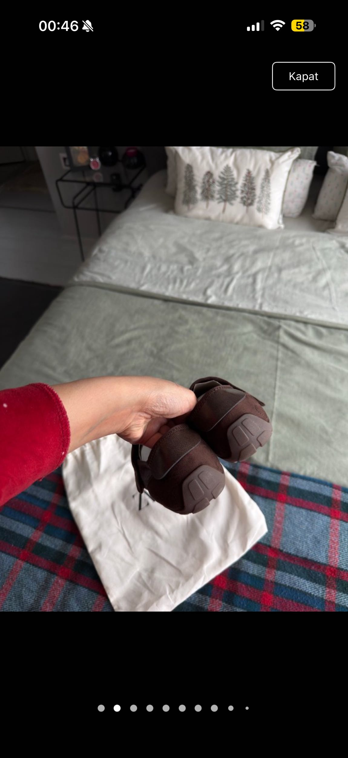 Zara Kahverengi spor Babet — görsel 3/9