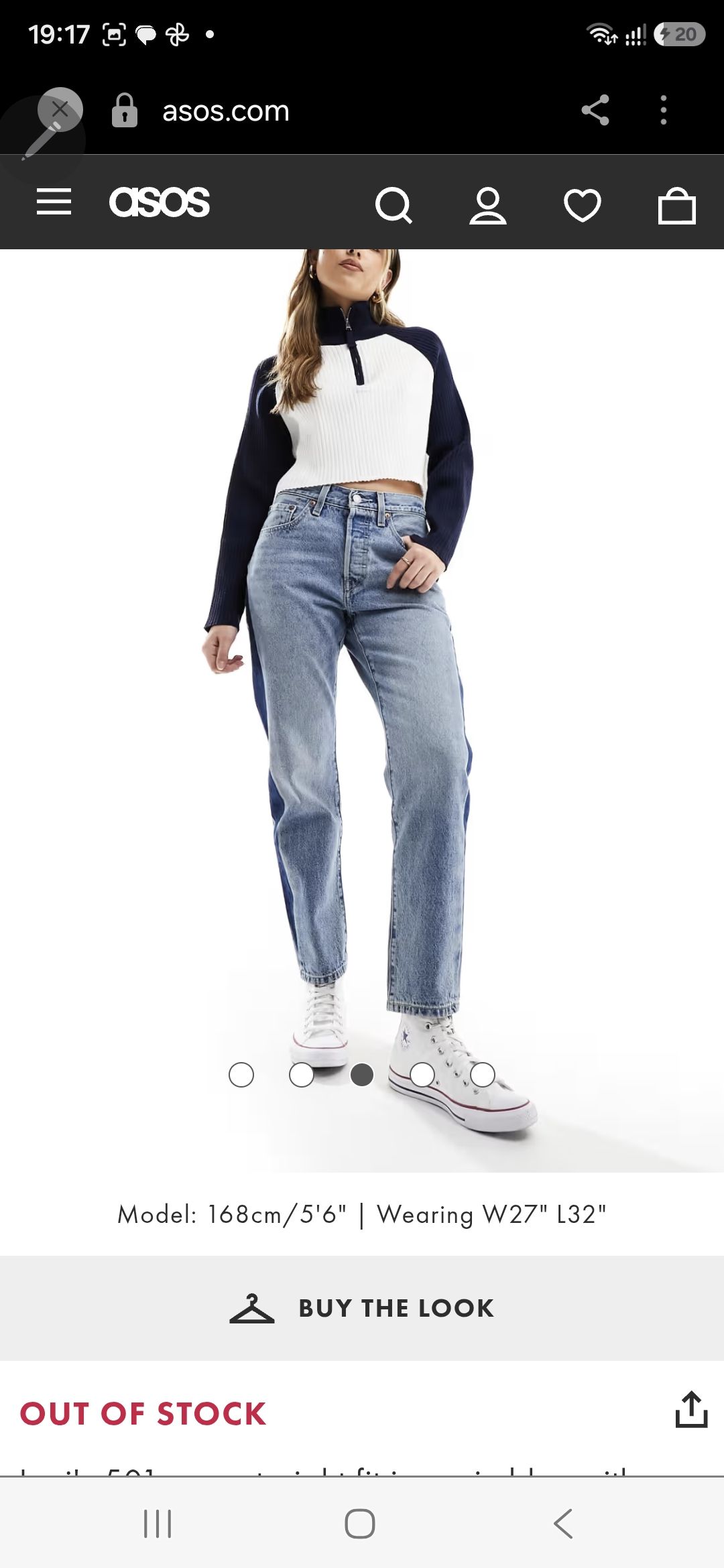 LEVIS JEAN 501 — görsel 5/15