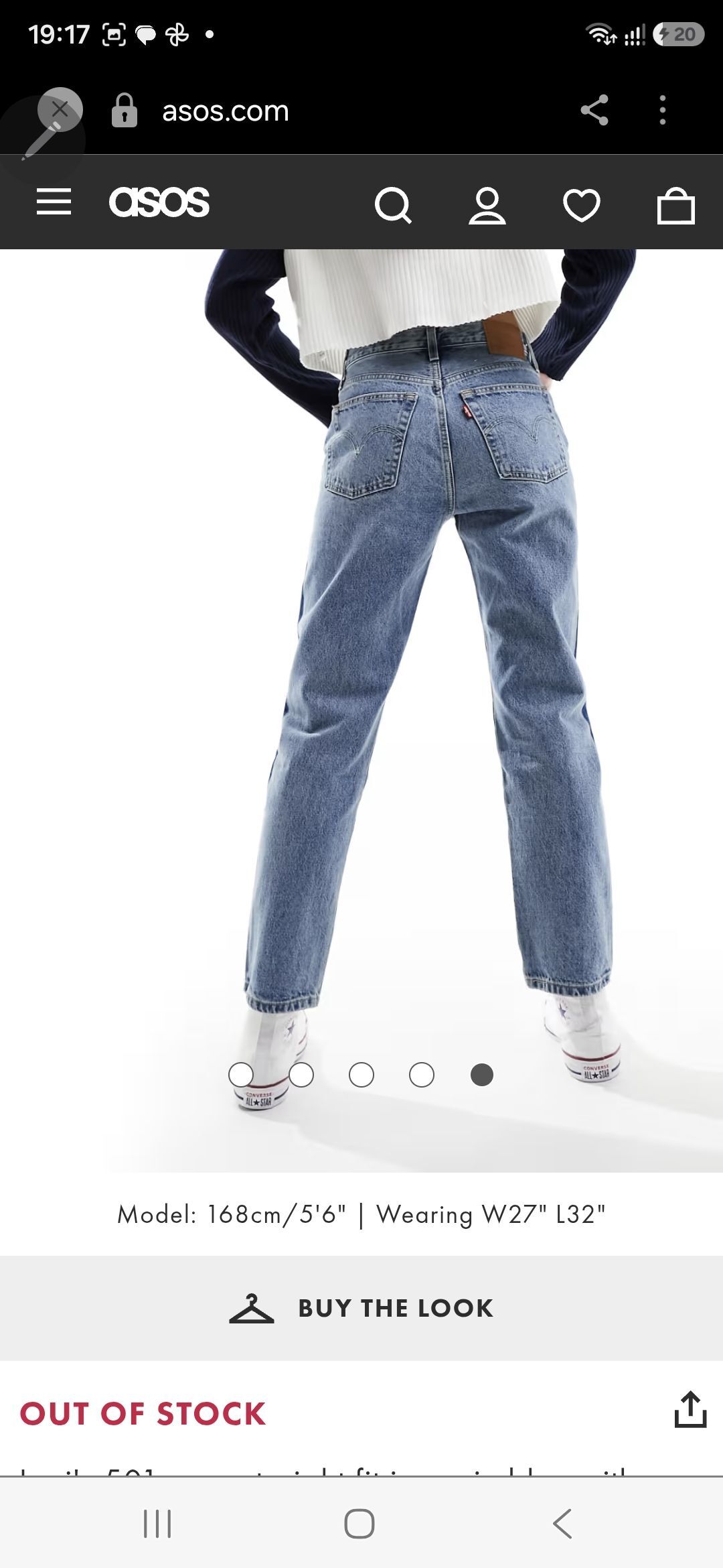 LEVIS JEAN 501 — görsel 6/15