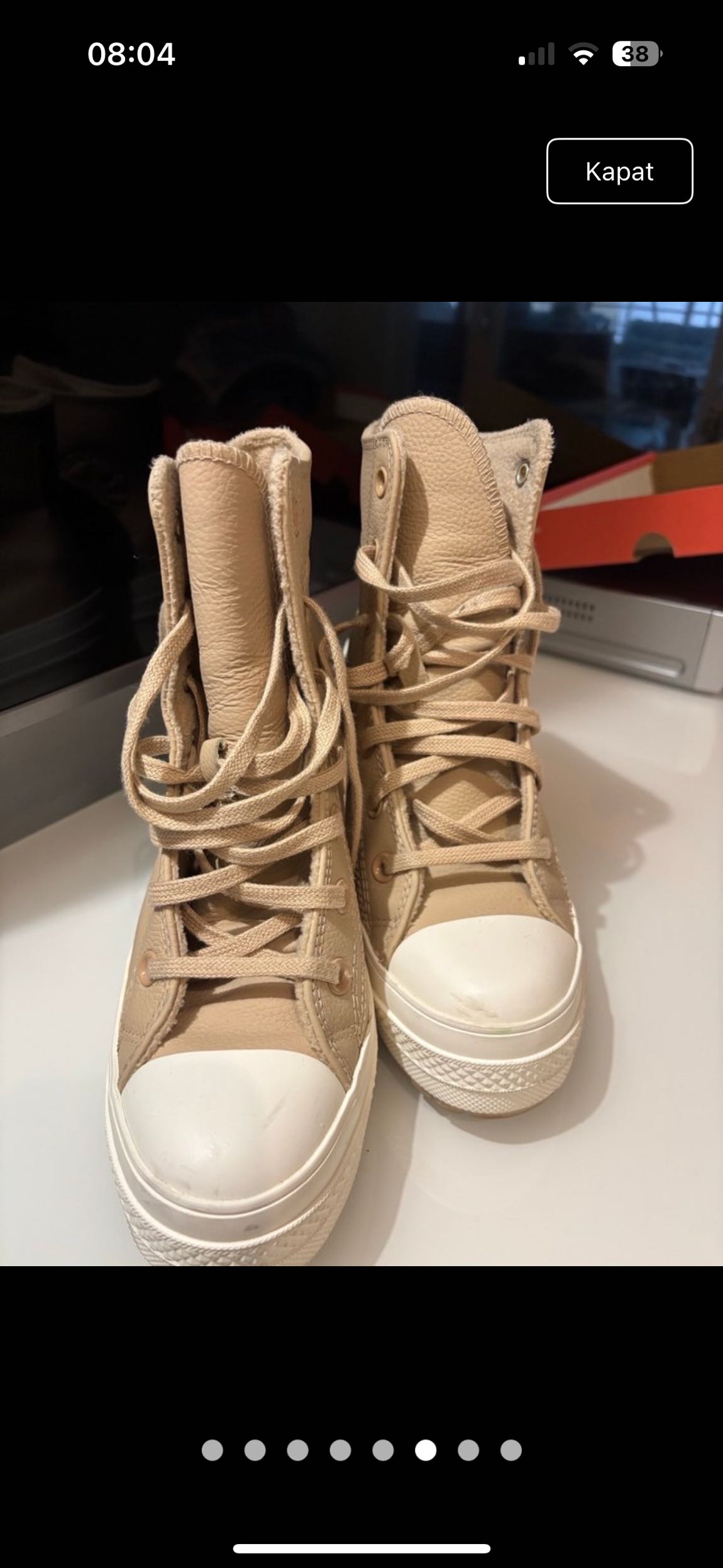 Converse Krem Sneaker — görsel 3/4