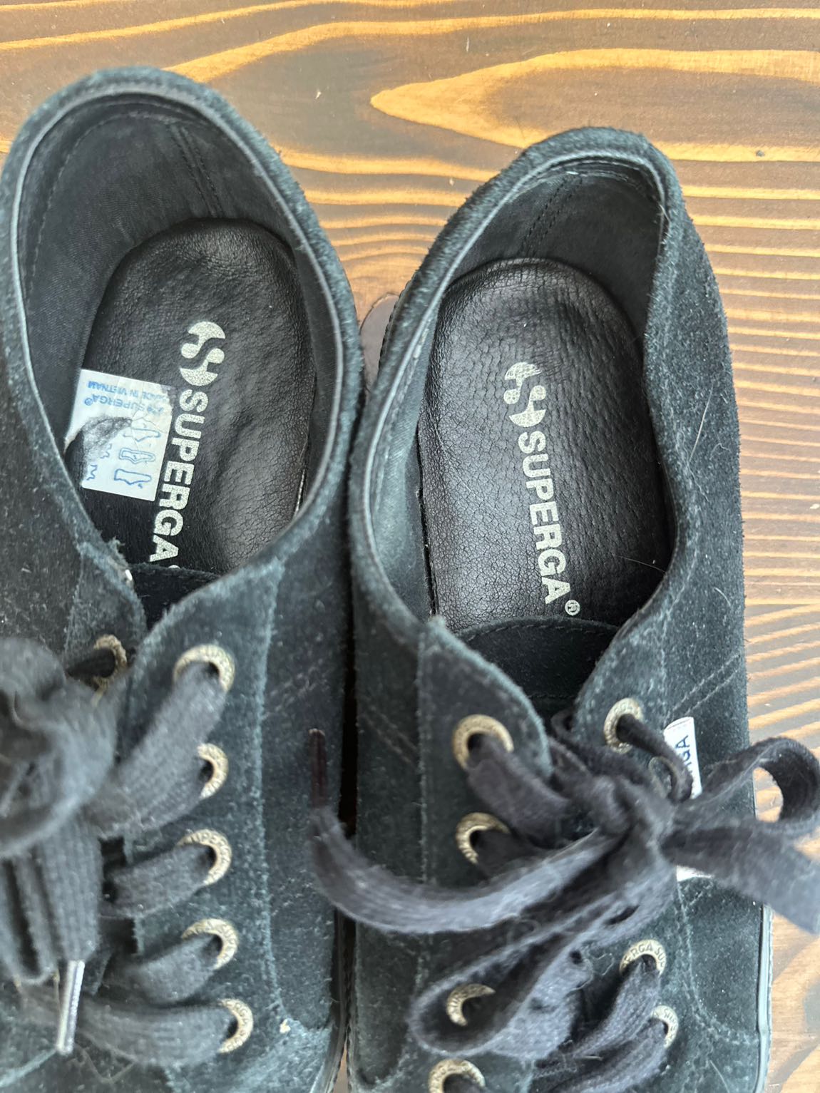 Superga 2 adet Bordo ve Siyah Sneaker — görsel 4/7