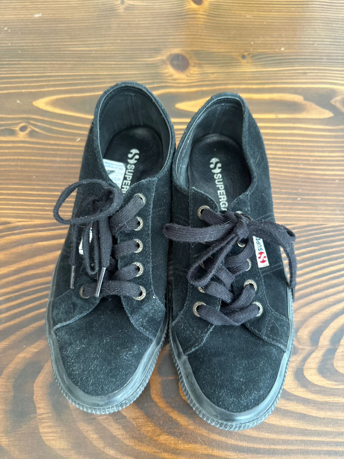 Superga 2 adet Bordo ve Siyah Sneaker — görsel 2/7