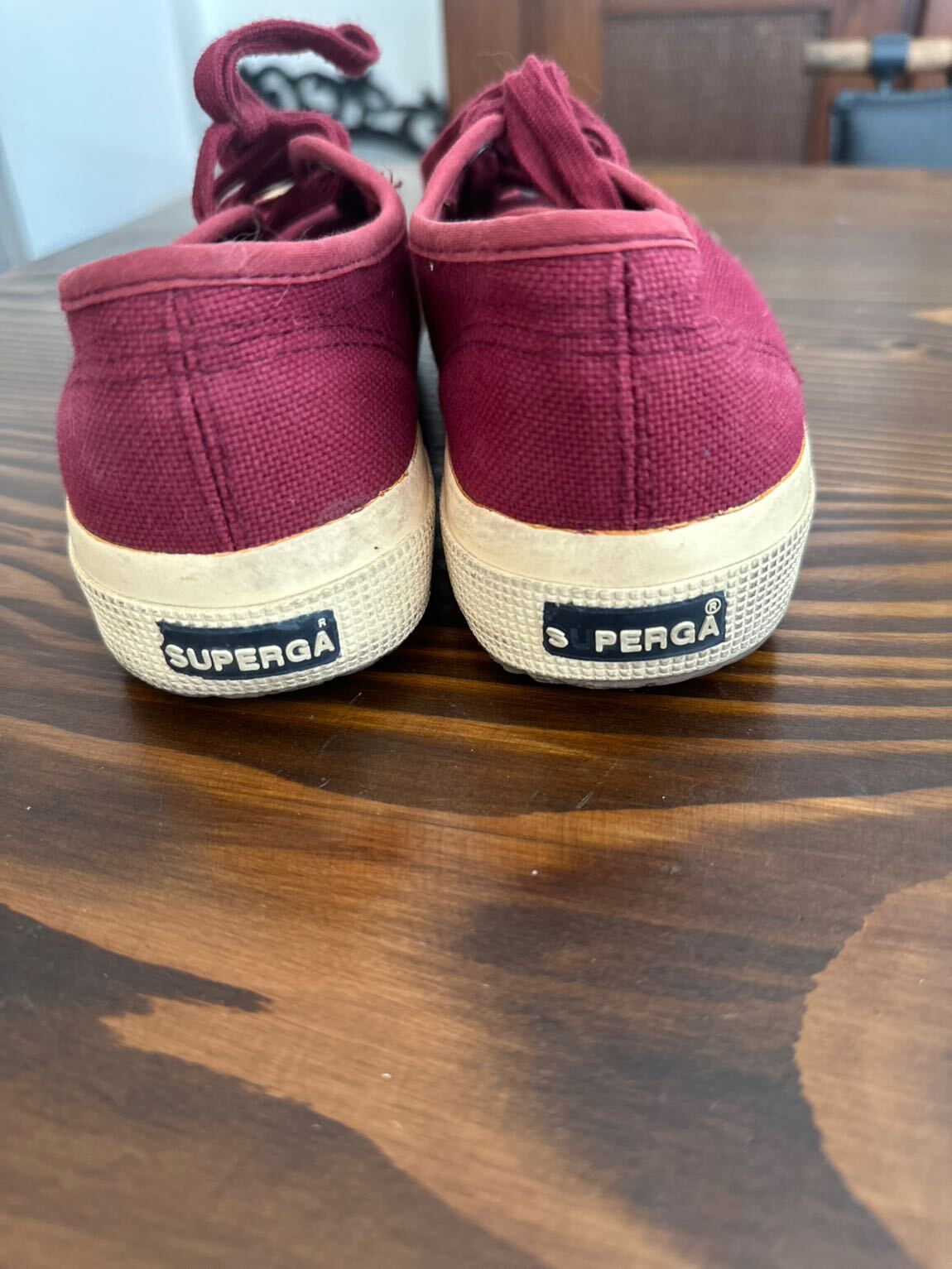 Superga 2 adet Bordo ve Siyah Sneaker — görsel 5/7