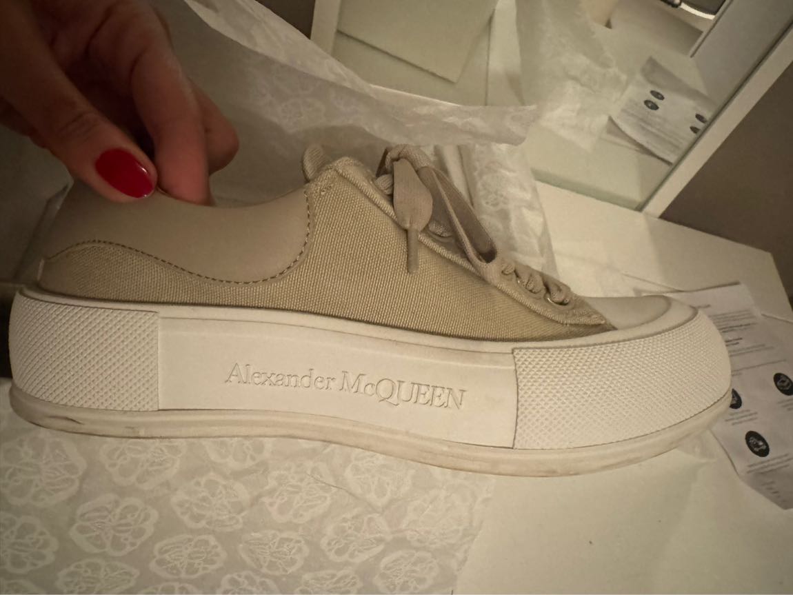 Alexander McQueen Bej Sneaker — görsel 8/11