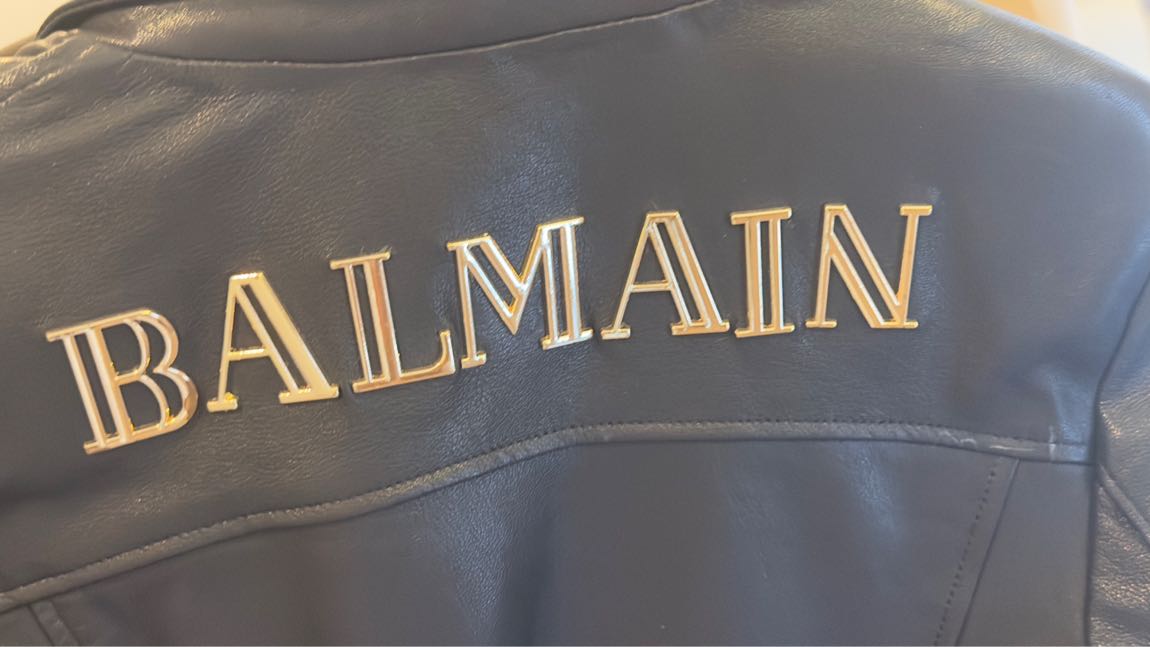 Balmain Siyah Deri Ceket — görsel 13/13