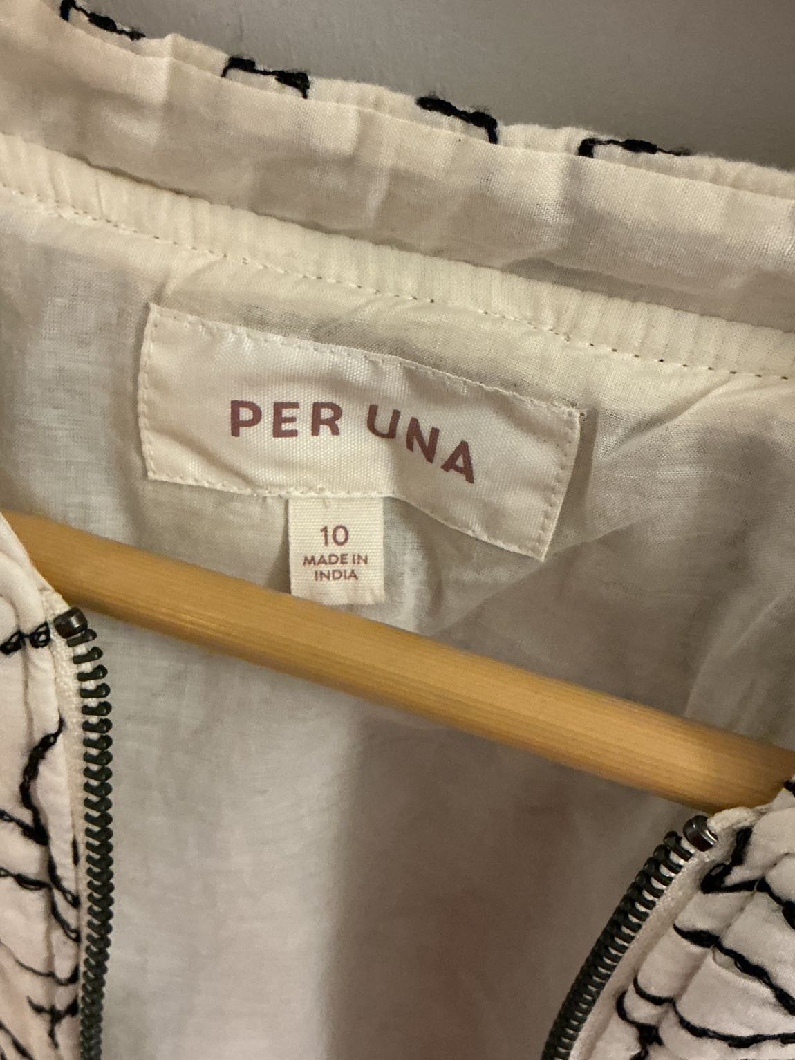 M&S İşlemeli Kapitone Ekru Ceket — görsel 7/7