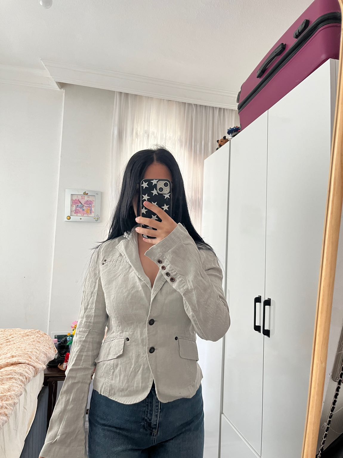 Krem Blazer Ceket — görsel 3/5