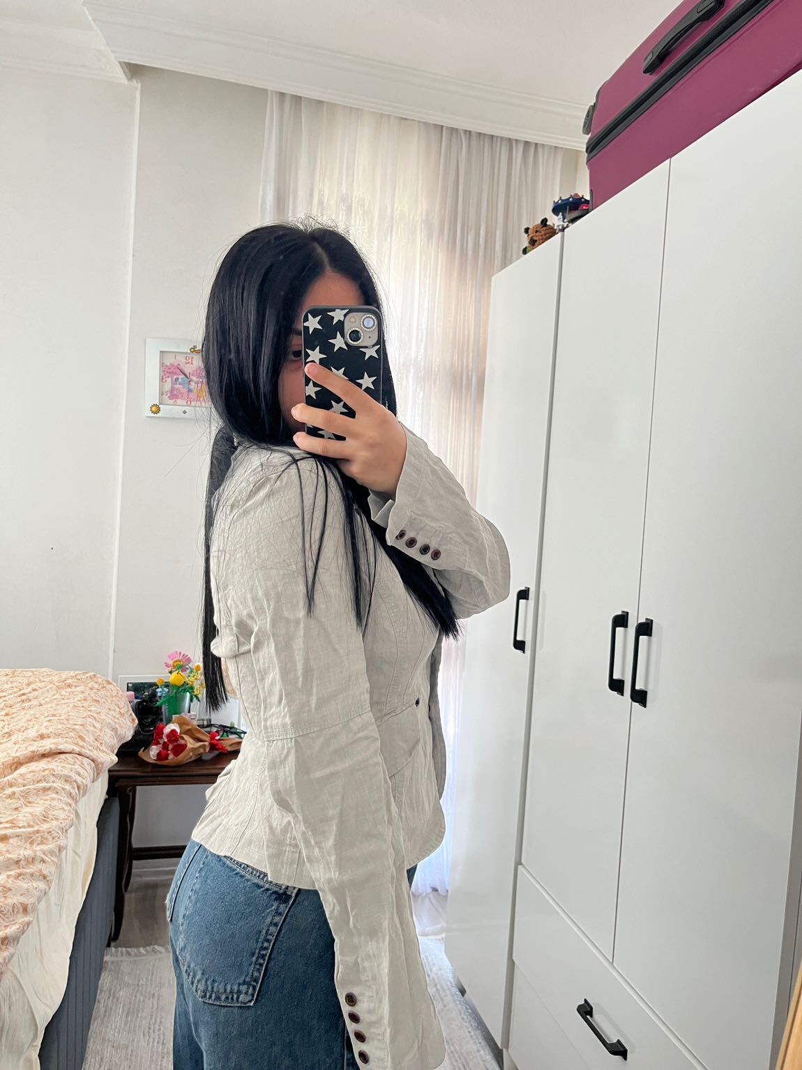 Krem Blazer Ceket — görsel 5/5