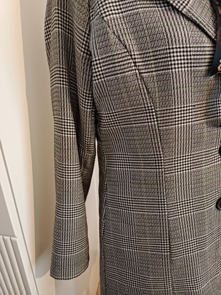 Ekose Blazer Ceket — görsel 4/4
