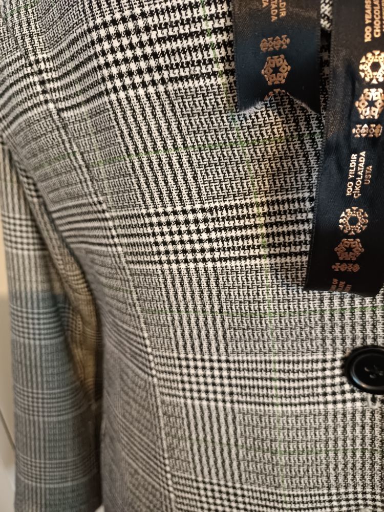 Ekose Blazer Ceket — görsel 2/4