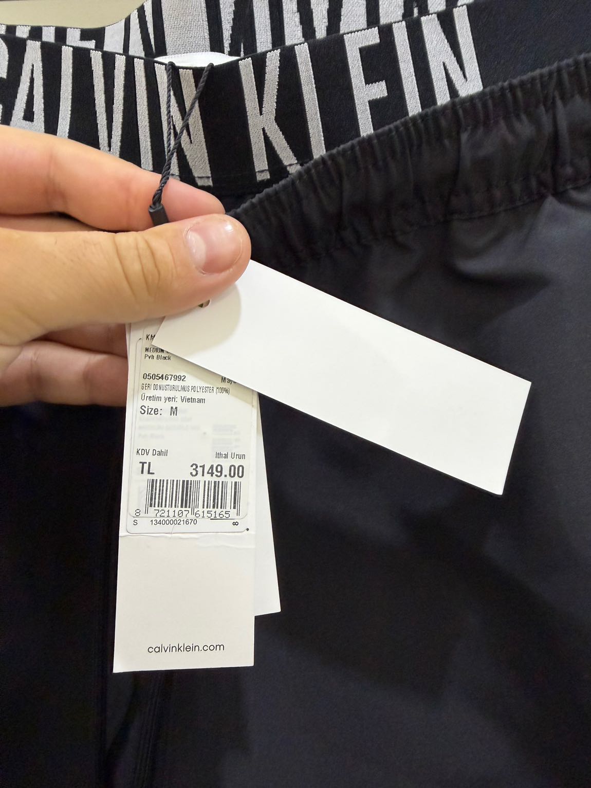 Calvin Klein Deniz Şortu — görsel 2/5