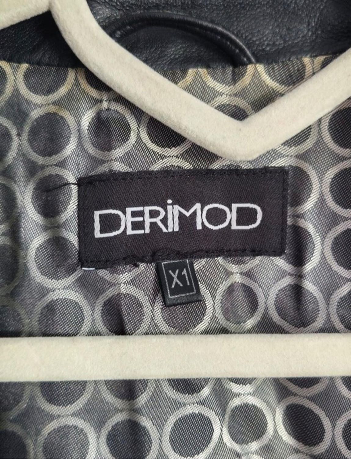 Derimod Siyah Deri Ceket — görsel 3/3