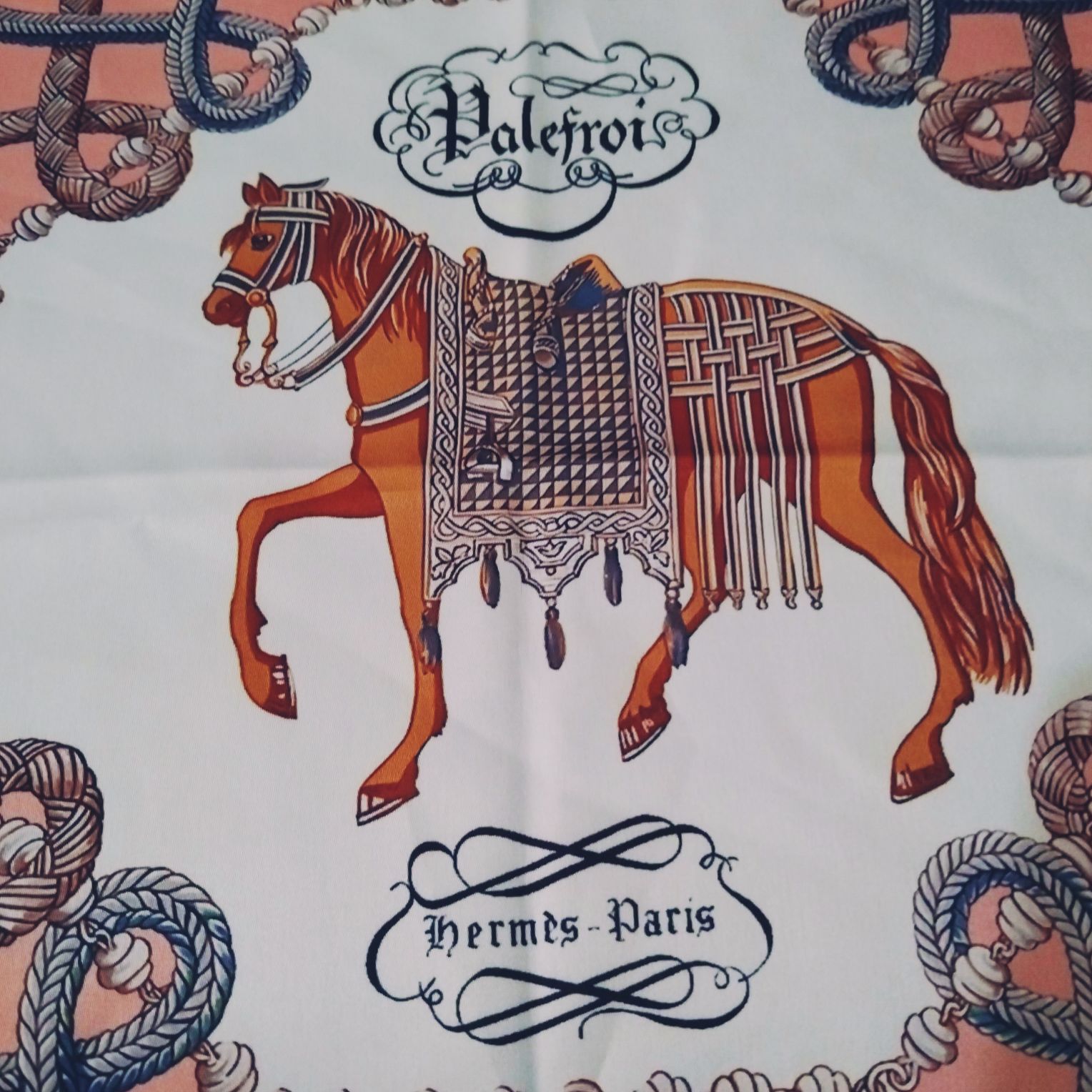 Hermes Desenli Eşarp Fular — görsel 3/3