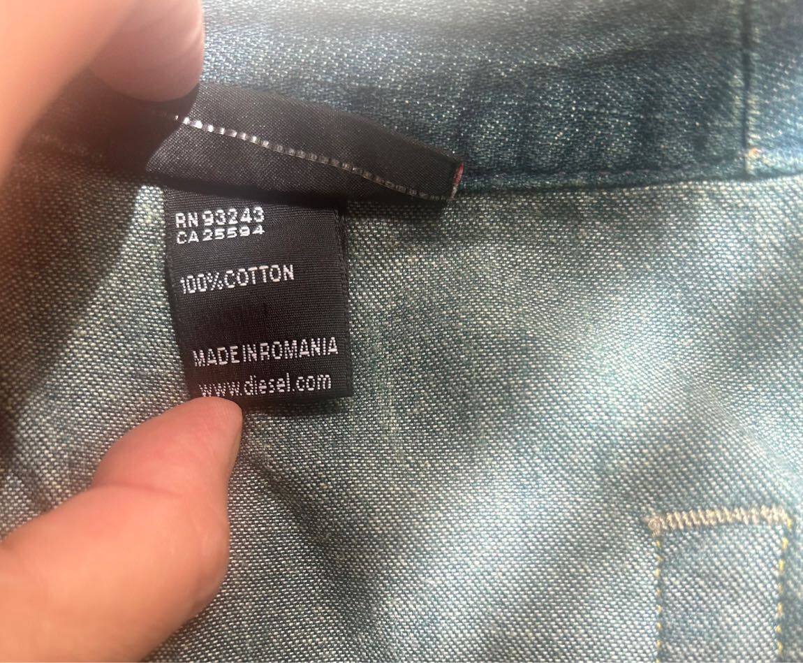 Diesel 28 Beden Yeşil/Mavi Jean Etek — görsel 7/8