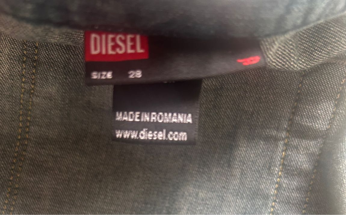 Diesel 28 Beden Yeşil/Mavi Jean Etek — görsel 6/8