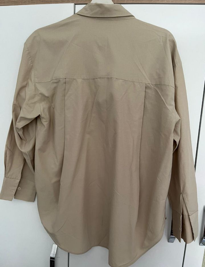 Bej Oversize Gömlek — görsel 2/4