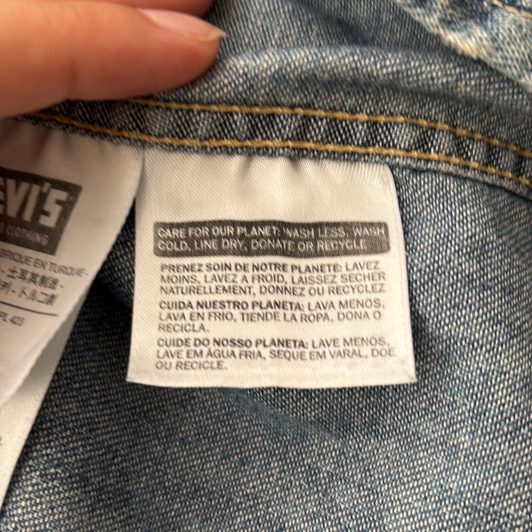 Levi’s Western Wear unisex kot gomlek — görsel 10/12