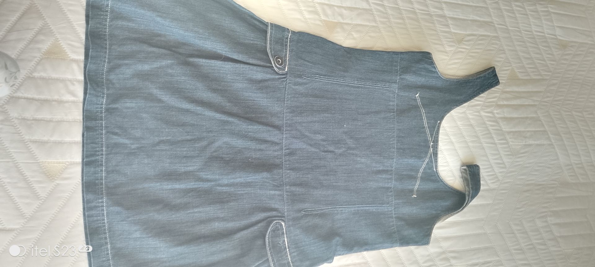 Mavi Denim Elbise — görsel 5/5