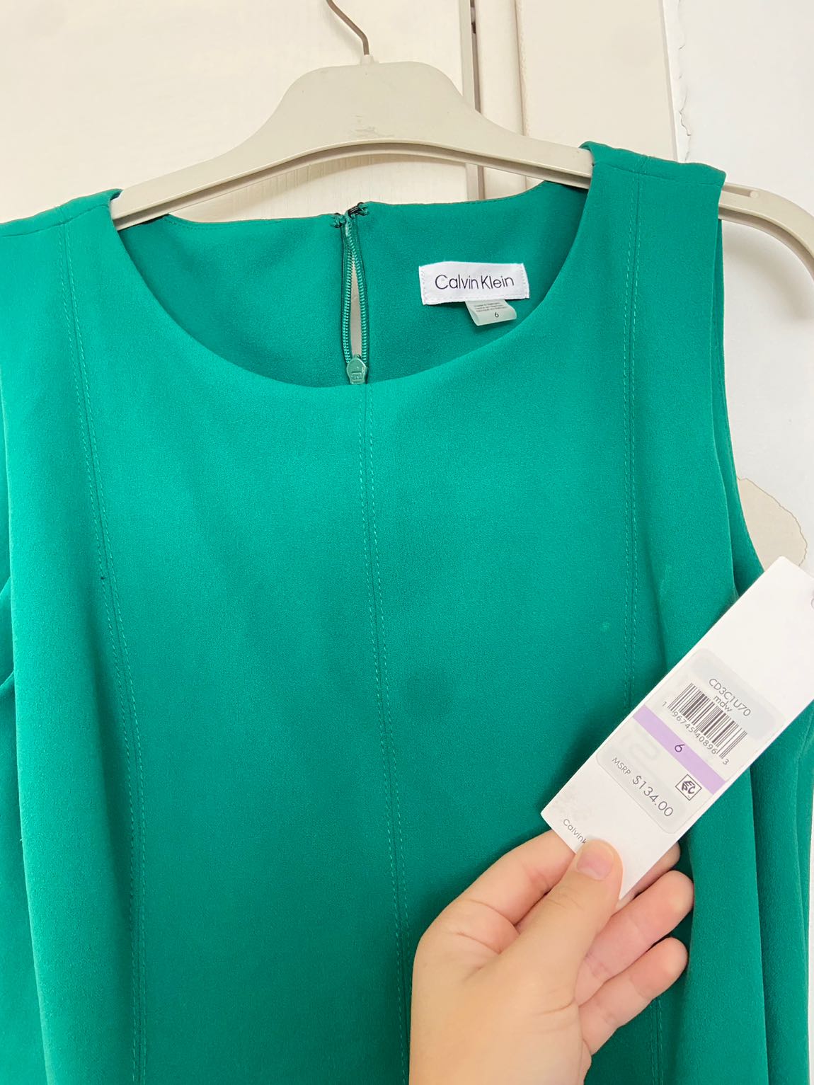 Calvin Klein Yeşil Elbise — görsel 2/6