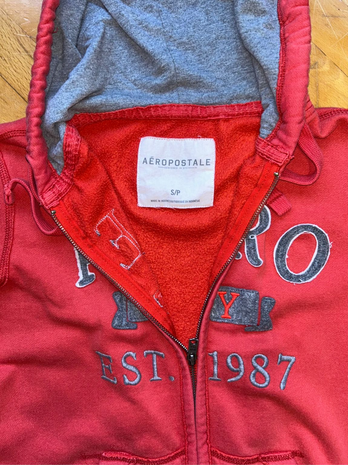 Aeropostale Zip Hoodie — görsel 3/5