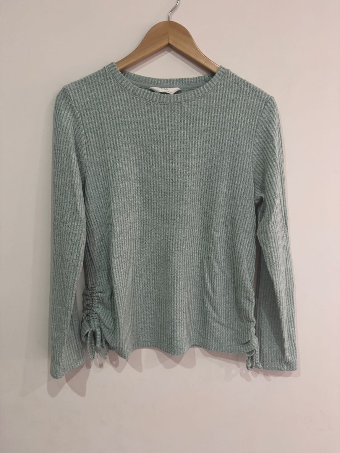 M&S Mint Yeşili Büzgülü Takım M — görsel 2/5