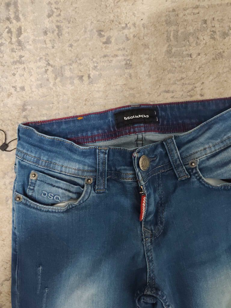 Dsquared2 Mavi Skinny Jean Pantolon — görsel 2/4
