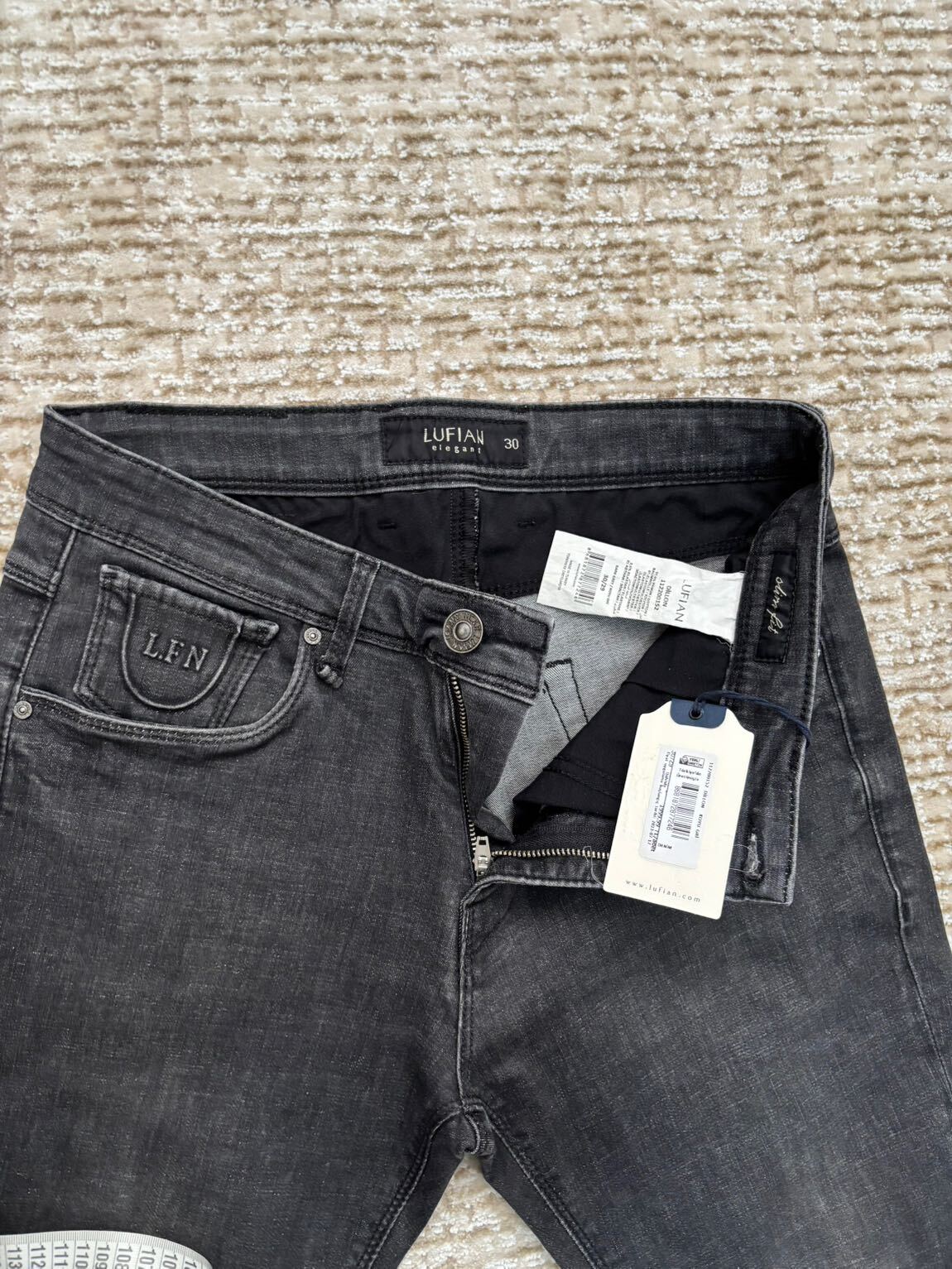 Lufian Siyah Jean Pantolon — görsel 2/5