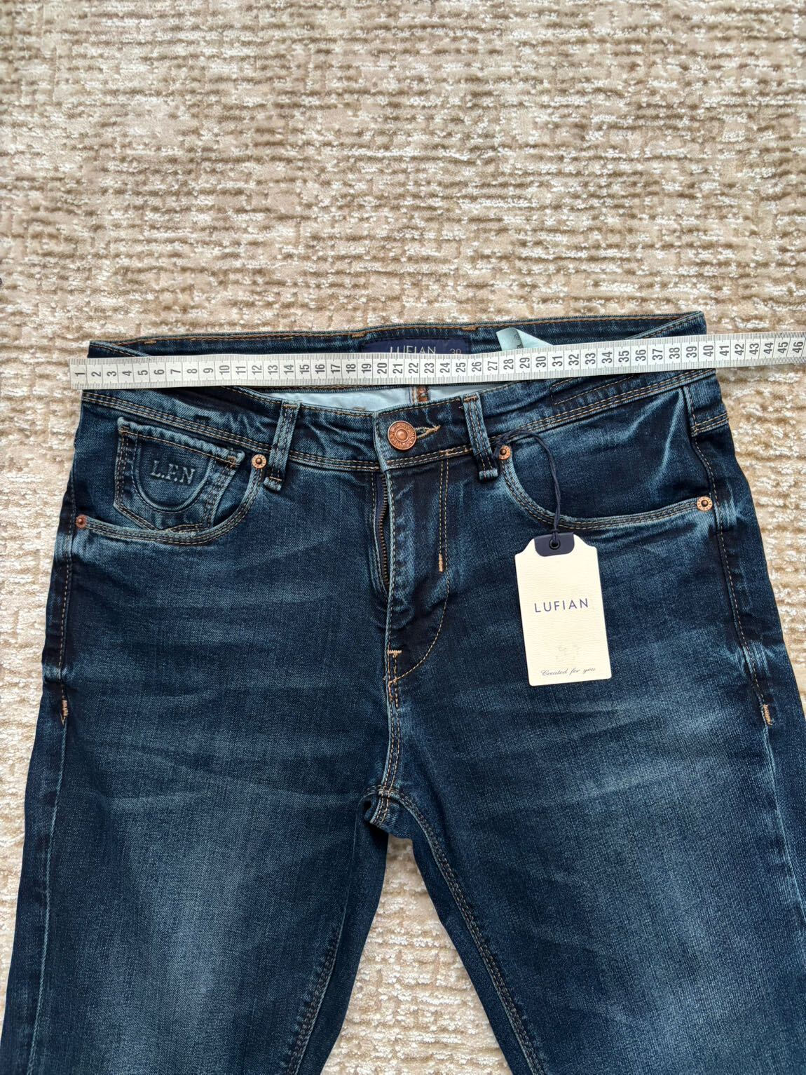 Lufian Lacivert Jean Pantolon — görsel 2/6