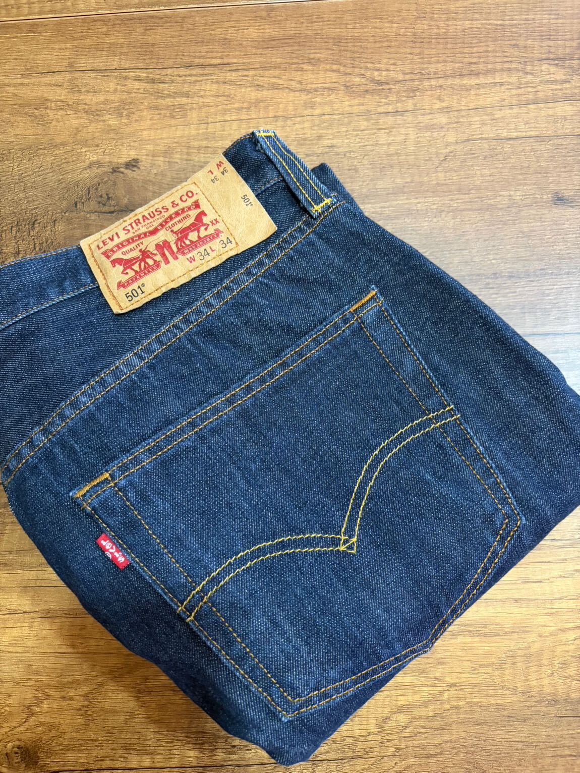 Levi’s 501 Koyu Lacivert Jean Pantolon — görsel 3/3