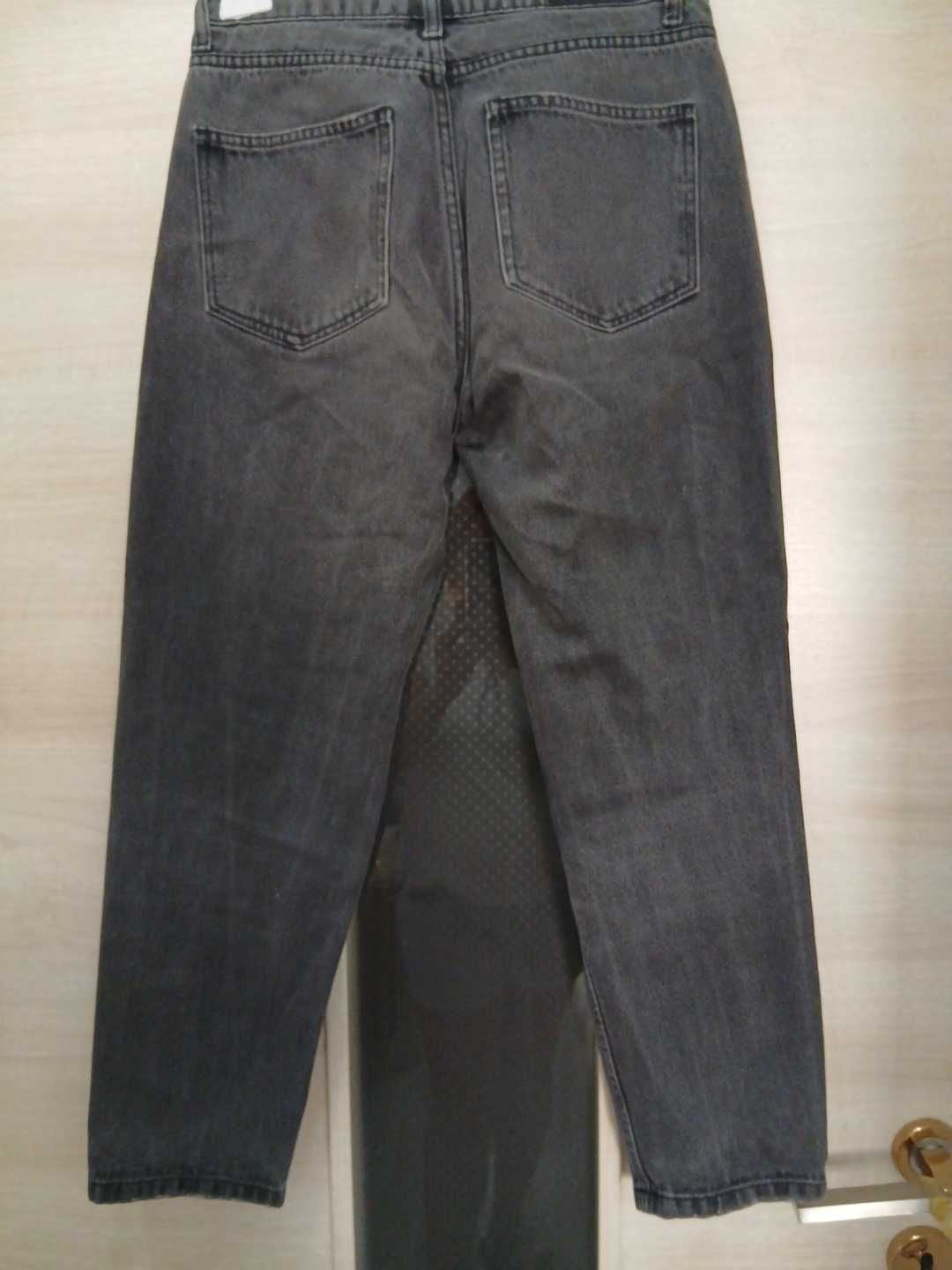 Stradivarius Siyah Mom Jean Pantolon — görsel 8/12