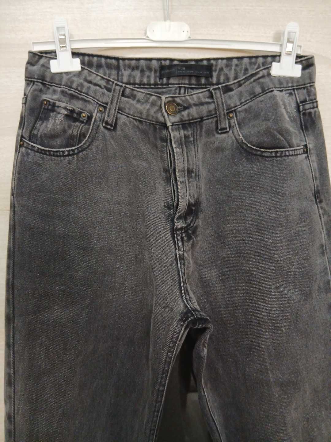 Stradivarius Siyah Mom Jean Pantolon — görsel 7/12