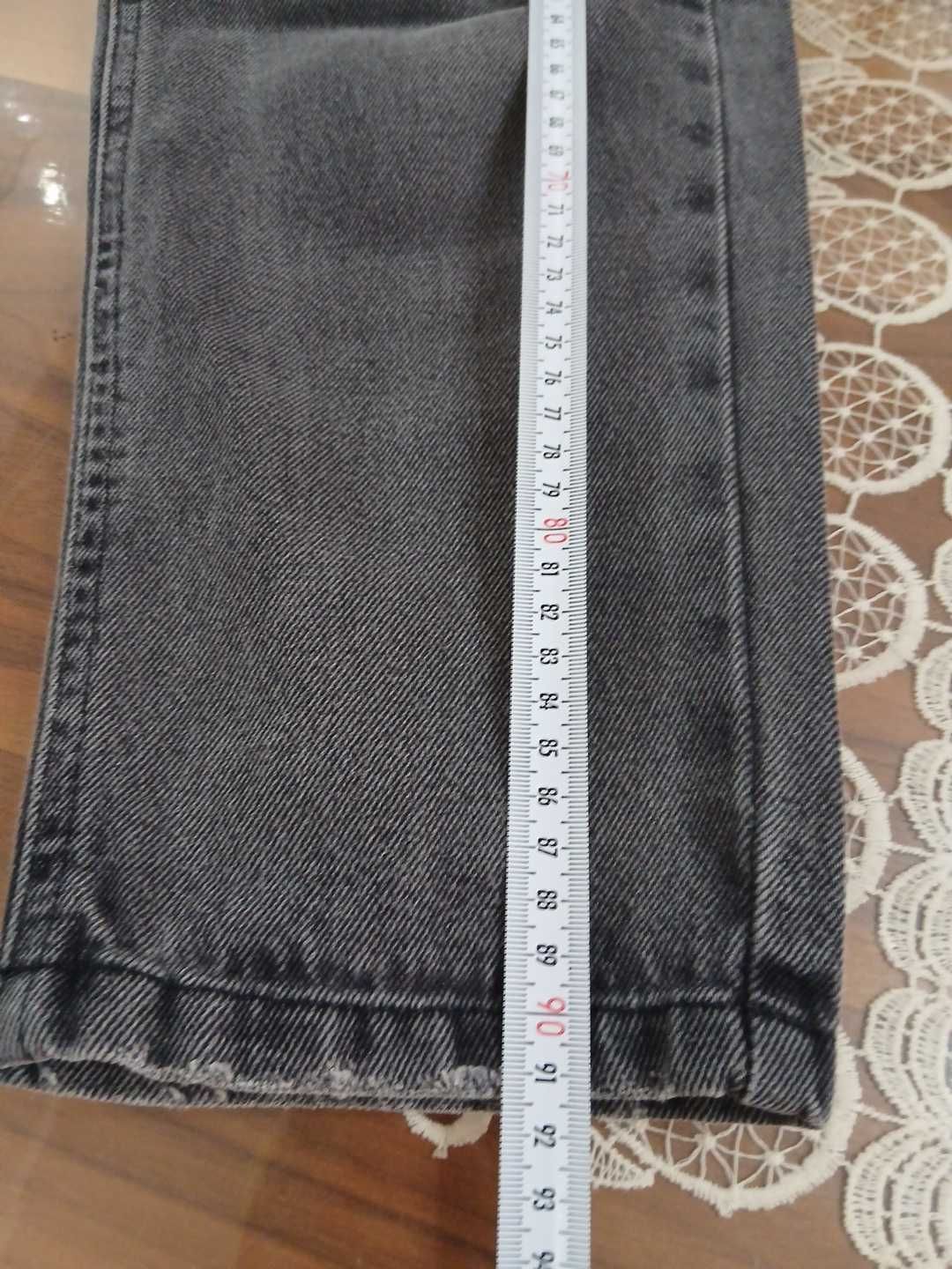 Stradivarius Siyah Mom Jean Pantolon — görsel 12/12