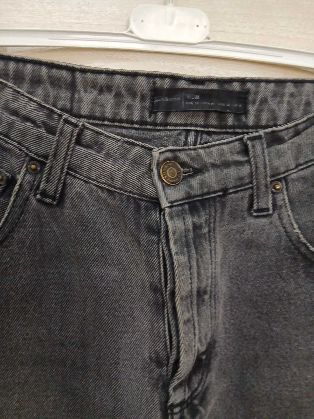 Stradivarius Siyah Mom Jean Pantolon — görsel 6/12