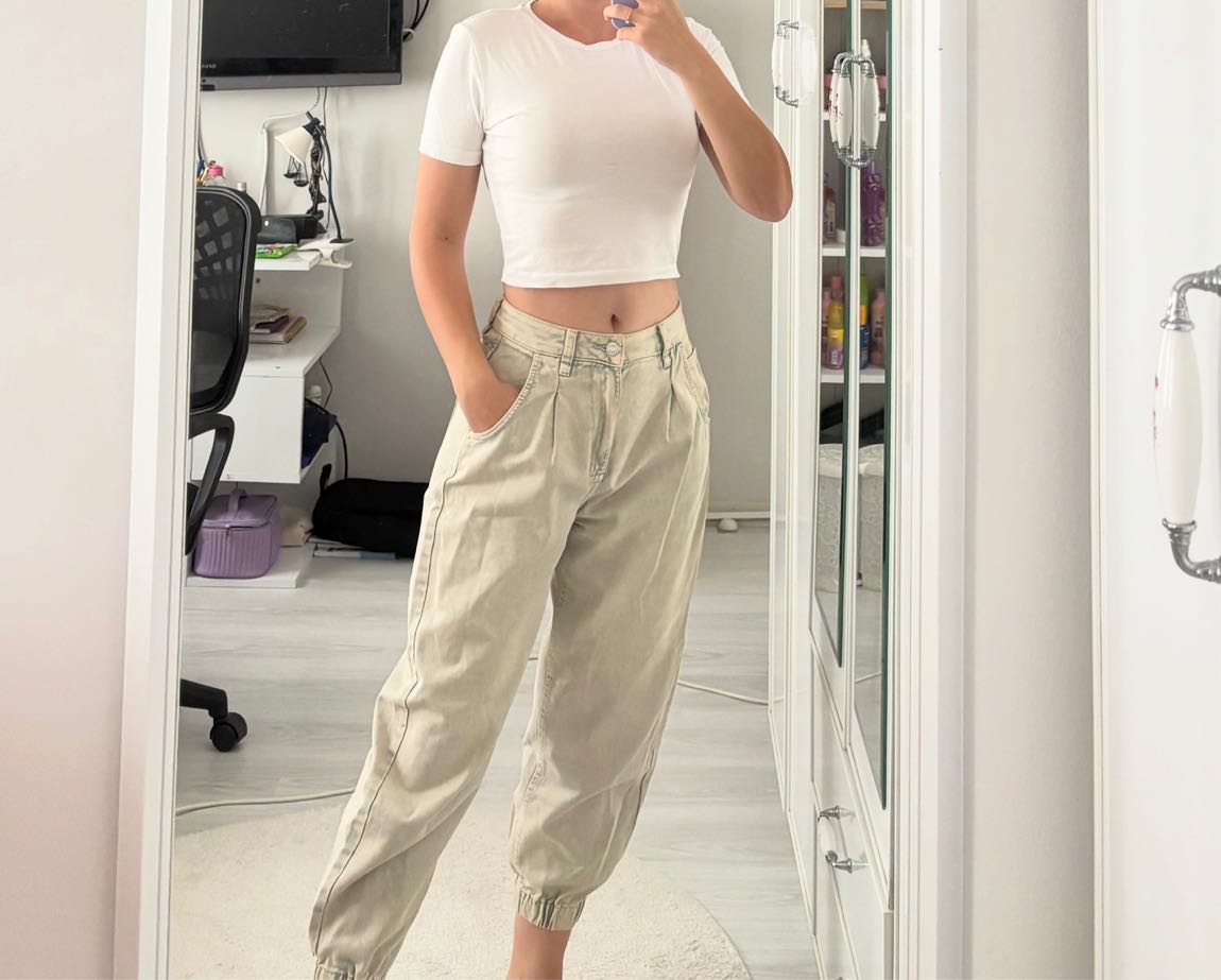 Bershka Kot Pantolon — görsel 2/6