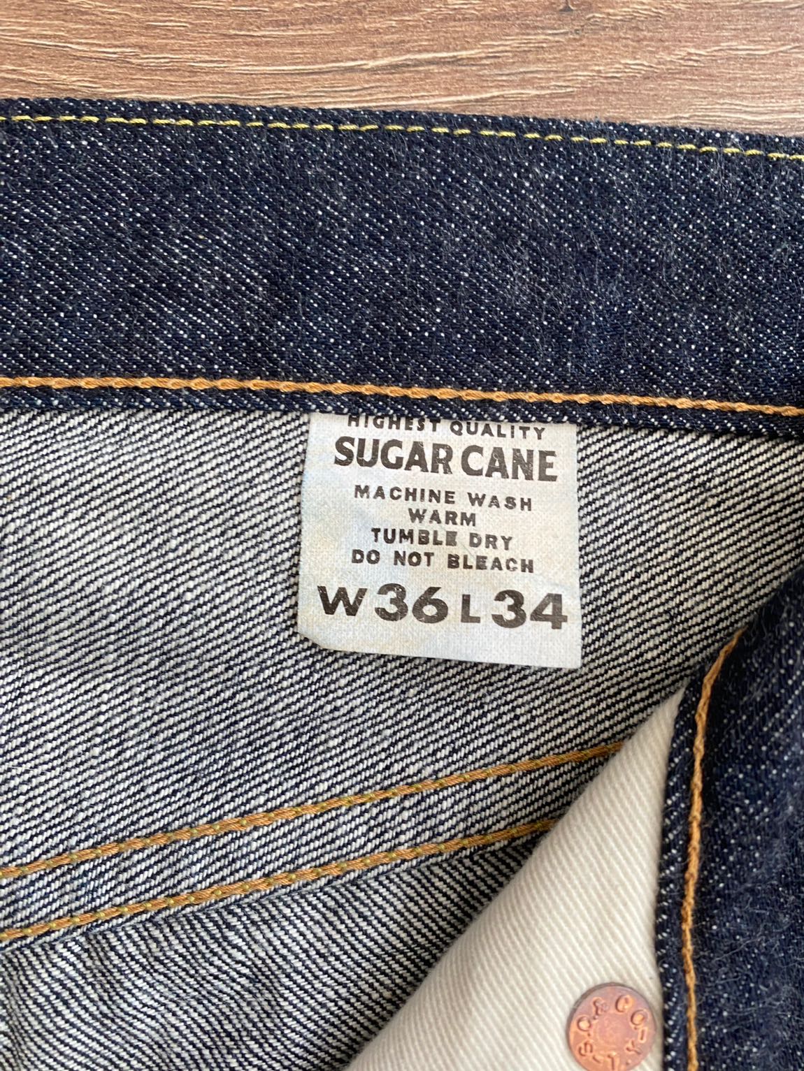 Sugarcane selvedge denim jeans — görsel 5/6