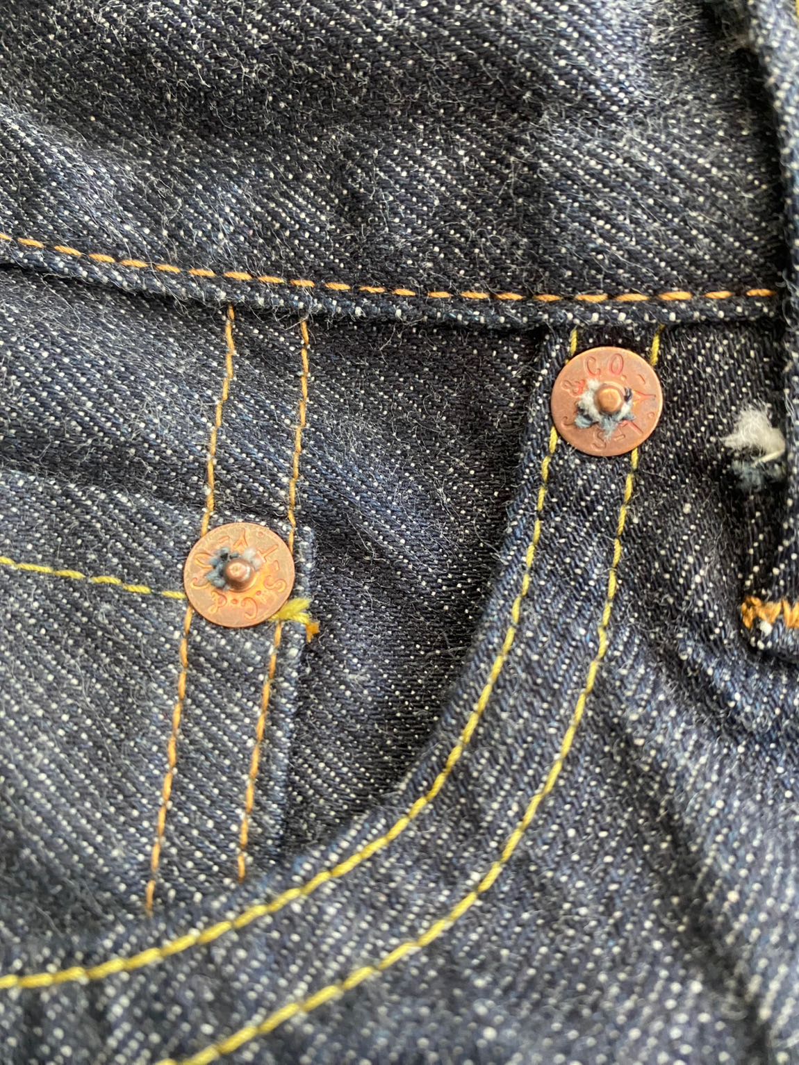 Sugarcane selvedge denim jeans — görsel 3/6