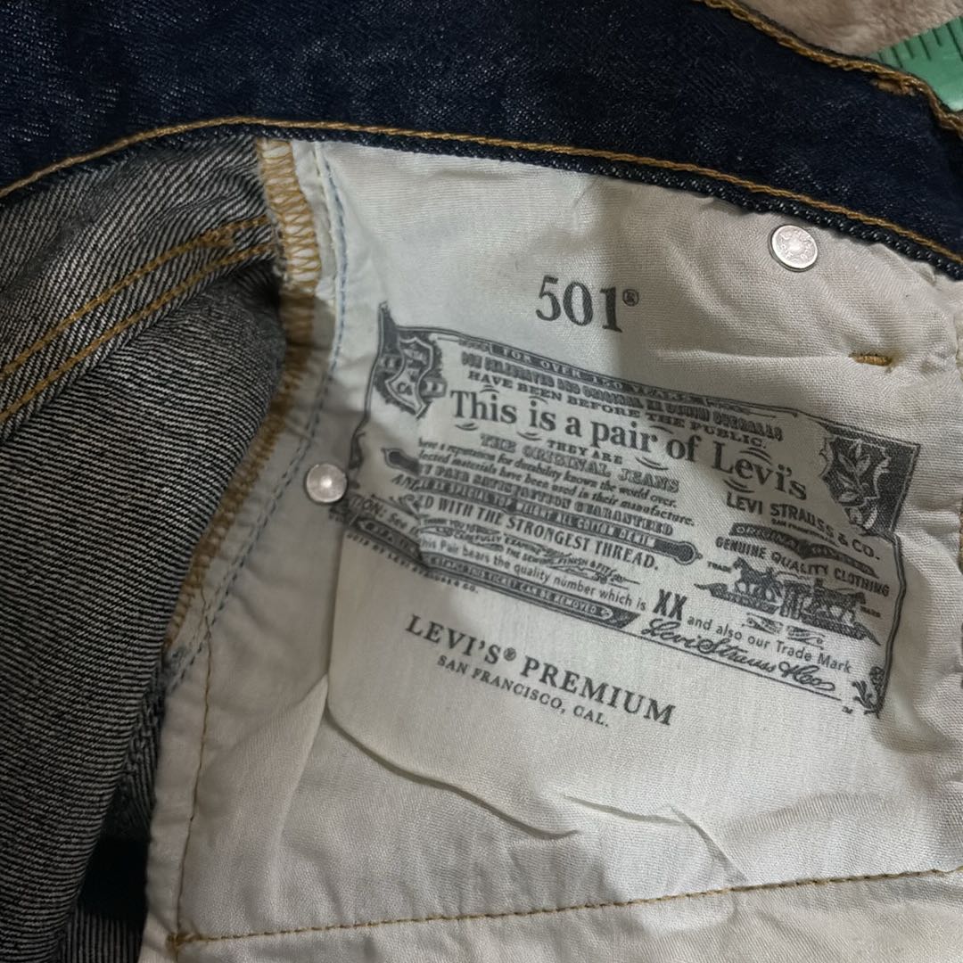 Levi's 501 Kot Pantolon jean — görsel 4/9