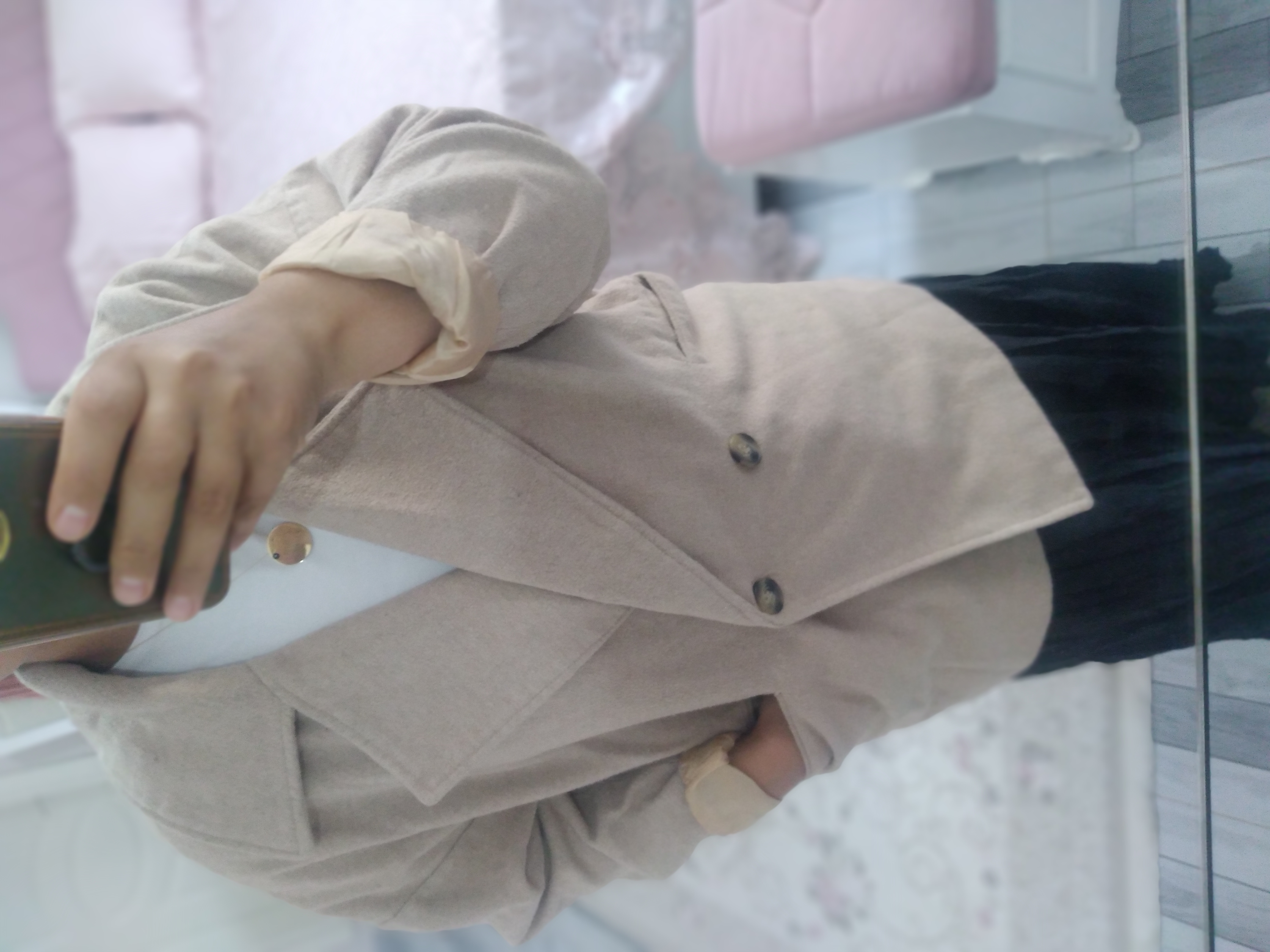 oversize kaşe ceket — görsel 9/10