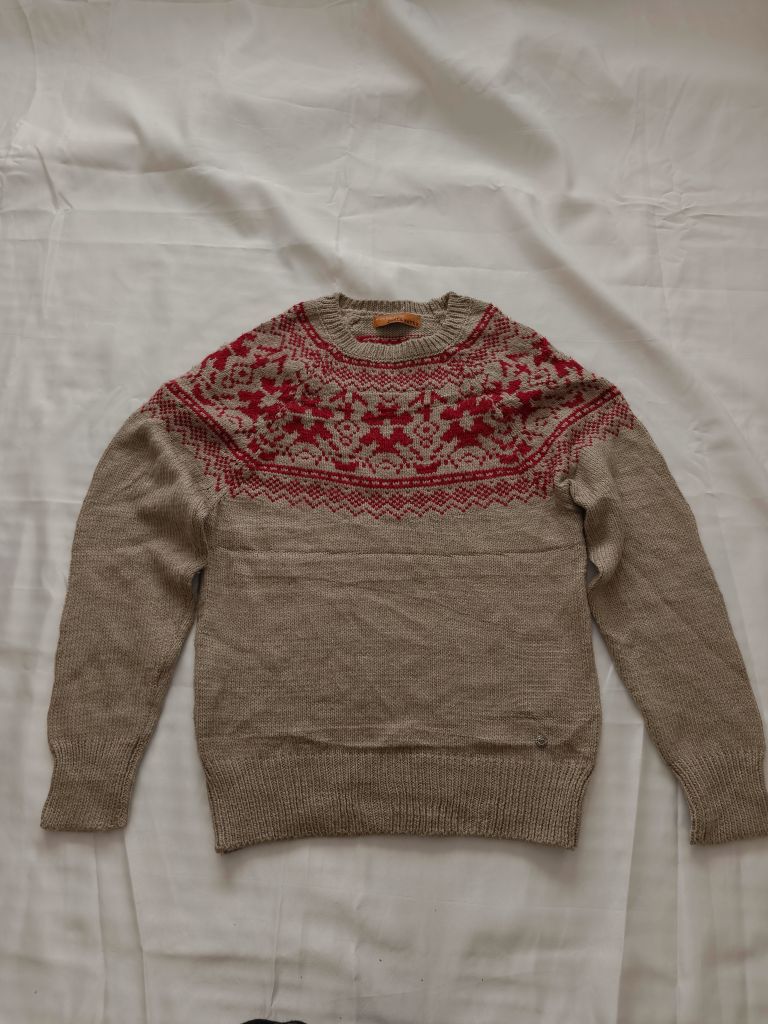 Mudo vintage retro yün karışımı kazak — görsel 6/15