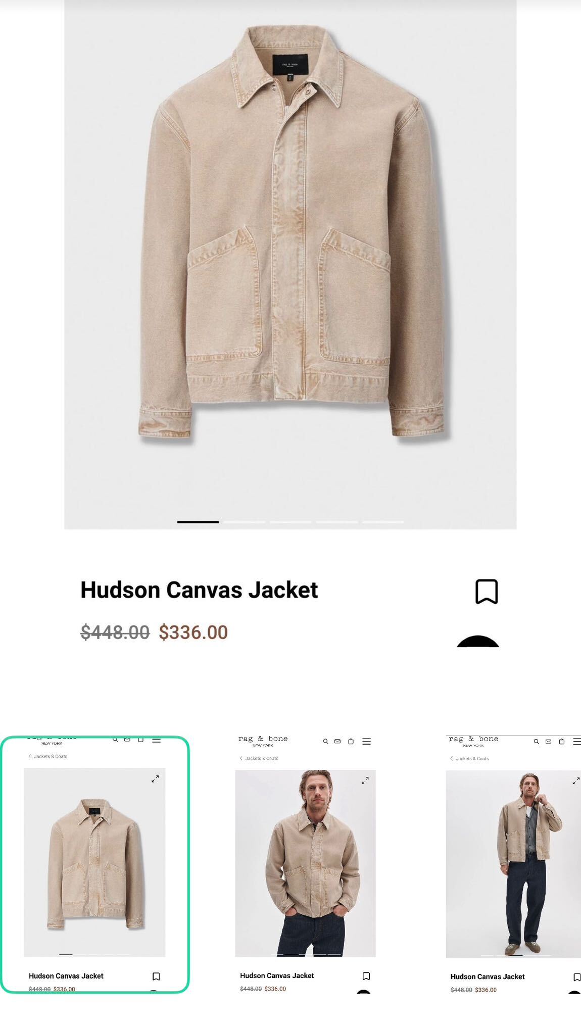Beymen Hudson Kanvas Ceket — görsel 5/6