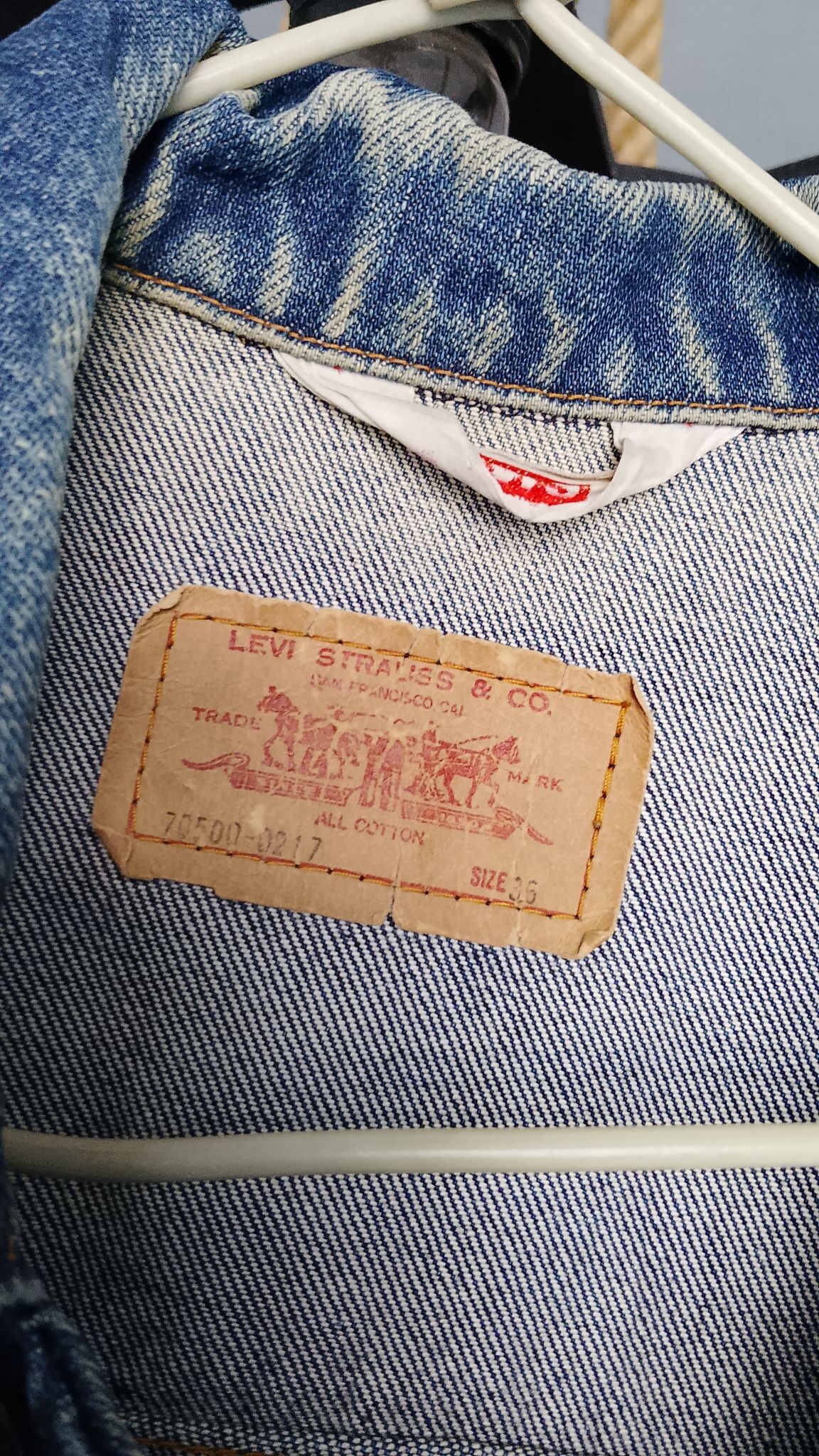 #Vintage Levi's Kot Yelek — görsel 3/3
