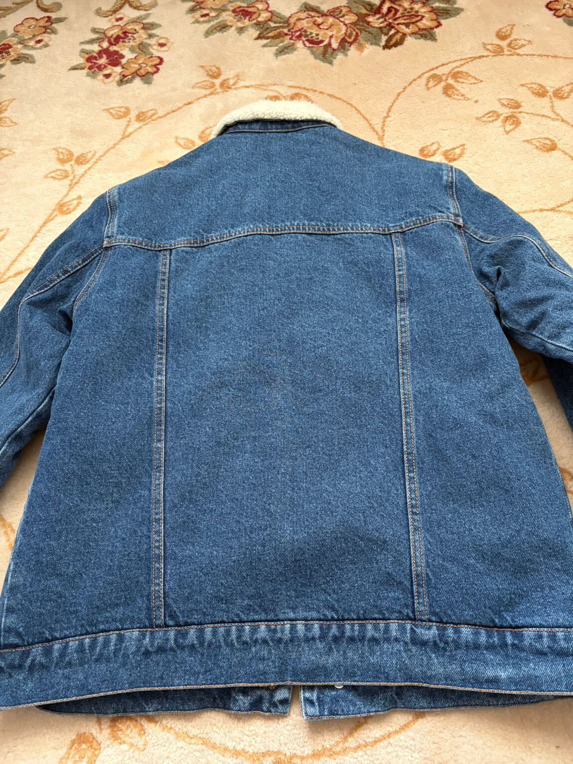 Mango Jean Ceket Sherpa Yaka — görsel 7/8